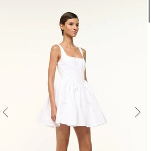 Staud white landscape dress - brand new with tags